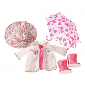 Набор одежды для кукол Дождливая погода, 5 предметов Gotz 3402190