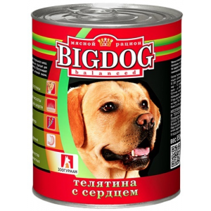 Консервы для собак Зоогурман "Big Dog", с телятиной и сердцем
