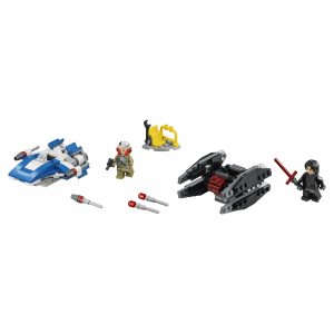 Конструктор LEGO 75196 Star Wars Истребитель типа A против бесшумного истребителя СИД