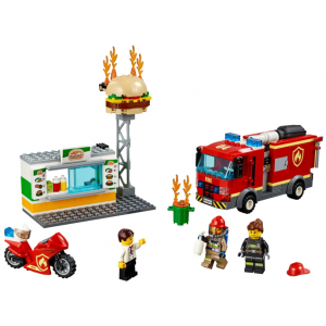 Конструктор LEGO City Fire 60214 Пожар в бургер-кафе
