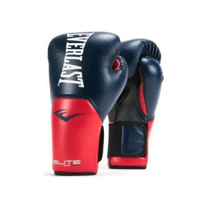 Боксерские перчатки Everlast Elite ProStyle сине-красные, 16 унций
