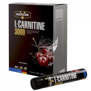 Л-карнитин MAXLER L-Carnitine 3000 "Вишня" (7 штук по 25 мл)