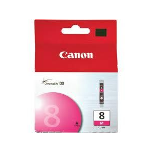 Картридж Canon CLI-8M IJ EMB для MP500/800, Pixma IP6600D,5200,5200R,4200, пурпурный, русифицированная