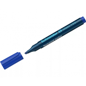 Маркер перманентный maxx 133 синий, скошенный, 4 мм, schneider
