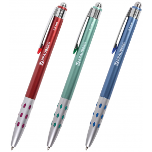 Ручка шариковая Brauberg Smart Metallic 140665, синяя, 0,7 мм, 1 шт
