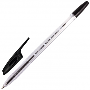 Ручка шариковая Brauberg X-333 142406, черная, 0,7 мм, 1 шт