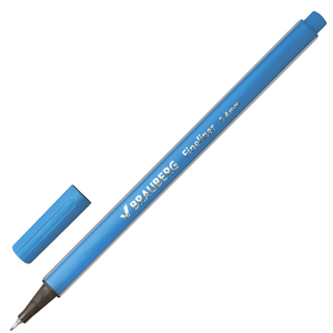 Ручка капиллярная BRAUBERG Aero голубой