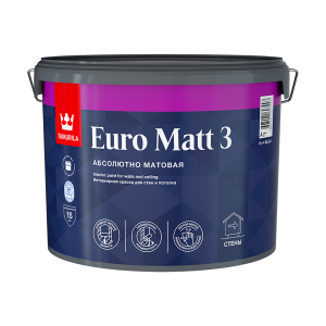 Краска интерьерная Tikkurila euro matt-3 база