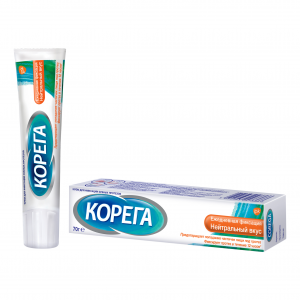 Corega Крем для фиксации зубных протезов Ежедневная защита, Нейтральный вкус