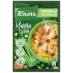 Суп Knorr Чашка Супа Гороховый суп с сухариками
