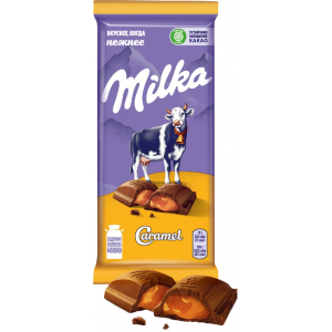 Шоколад Milka Молочный Caramel