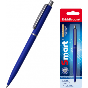 Ручка Erich Krause Smart шариковая автоматическая синяя
