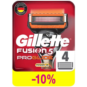 Сменные кассеты для бритья Gillette Fusion proglide power