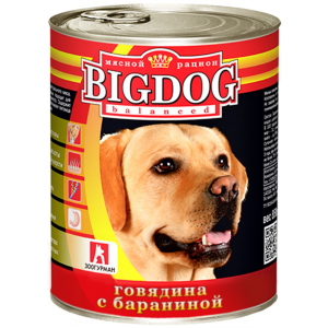Корм для собак Зоогурман "Big Dog" говядина с бараниной