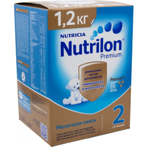 Смесь Nutrilon 2 Premium молочная С 6 месяцев 1.2кг