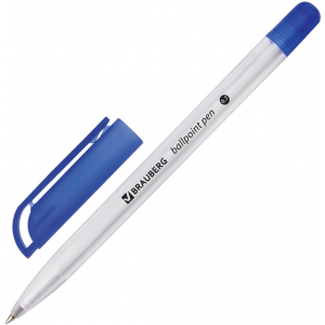 Ручка шариковая Brauberg Olive Pen масляная синяя 0.35мм