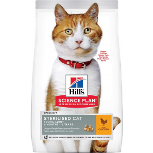 Hill's Science Plan Sterilised Cat Сухой корм для кошек и котят с курицей
