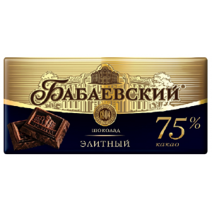 Шоколад Бабаевский Элитный горький 75% 200г