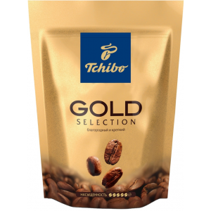 Кофе Tchibo Gold Selection натуральный растворимый сублимированный