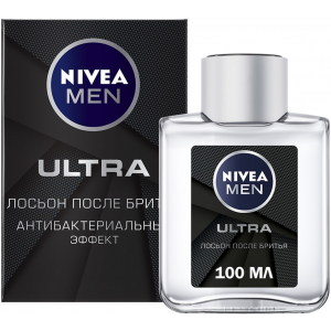 Лосьон после бритья NIVEA Men Ultra, антибактериальный эффект