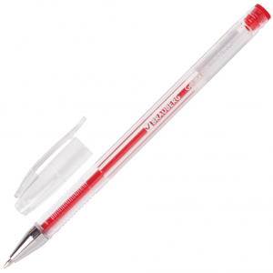 Ручка гелевая BRAUBERG Jet красный