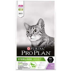 Pro Plan Sterilised Сухой корм для стерилизованных кошек с индейкой