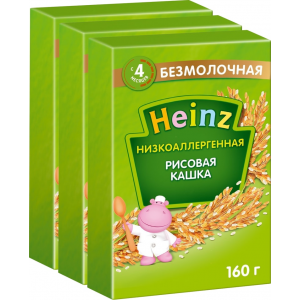 Кашка Heinz рисовая низкоаллергенная