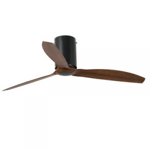 Вентилятор без подсветки Faro Mini Tube Fan Wood Black (32042)