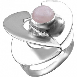 Кольцо с аметистами из серебра Эстет