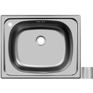 Кухонная мойка матовая сталь Ukinox Классика CLM500.400 T6C 1C