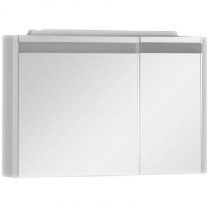 Зеркальный шкаф Aquanet Лайн 90 R 164934 с подсветкой Белый