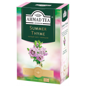 Ahmad Tea Summer Thyme черный листовой чай с чабрецом