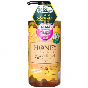 Гель для душа Funs "Honey Oil", увлажняющий, с экстрактом меда и маслом жожоба
