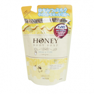 Funs Honey Milk Гель для душа увлажняющий с экстрактом меда и молока ЗБ, 400 мл