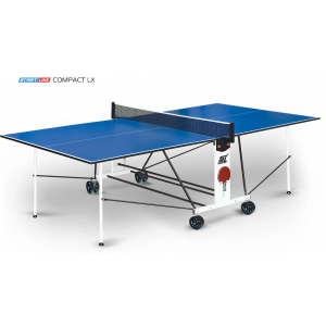 Теннисный стол домашний Start Line Compact LX с сеткой, цвет синий(6042)