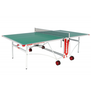 Всепогодный теннисный стол Donic Outdoor Roller De Luxe зеленый(230232-G)