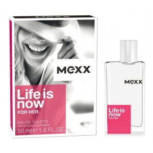 Доставка в Казань - духи Mexx Life is Now for Her - Дезодорант-спрей 75 мл – парфюм мекс лайф из нау фо хе