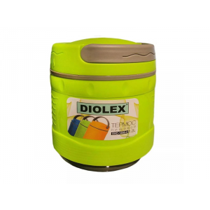 Термос пищевой Diolex DXС-1200-2 1,2 л пластиковый с колбой из нержавеющей стали