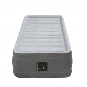 Матрас-кровать надувная INTEX Comfort-Plush 99х191х33см встроенный насос 220V 67766