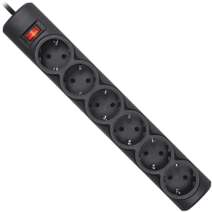 Сетевой фильтр Defender DFS 153 3.0 м 6 розеток