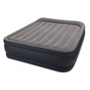 Надувная кровать Intex 64136 Deluxe Pillow Rest Raised Bed 152х203х42см встроенный насос 220V