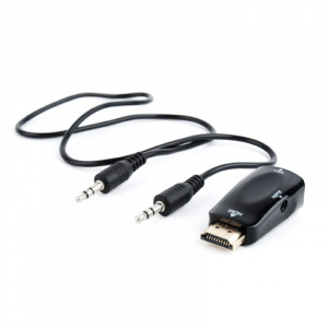 Переходник HDMI-VGA (Gembird A-HDMI-VGA-02) HDMI кабель