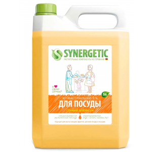 Средство для мытья посуды Synergetic Апельсин 5L 4623722258335