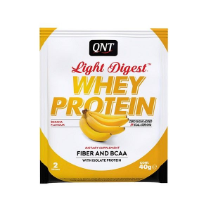 Пробник сывороточного белка Light Digest Whey Protein (Лайт Дайджест Вей Протеин) Банан QNT 40г QNT S.A