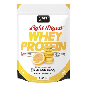 Протеин QNT "Light Digest Whey Protein", лимонно-миндальное печенье