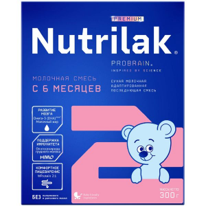 Молочная смесь Нутрилак Premium 2 с 6 месяцев