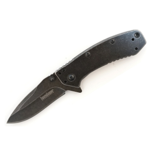 Складной полуавтоматический нож Kershaw Cryo BlackWash K1555BW сталь