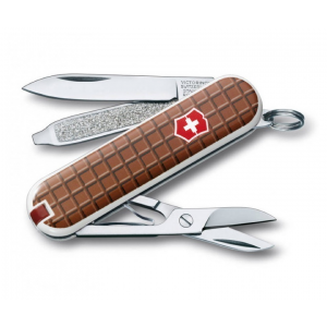 Нож-брелок Victorinox 0.6223.842 The Chocolate (58 мм, коричневый)
