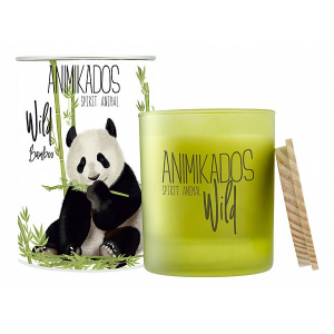 Свеча ароматическая Ambientair (9.9 см) Wild Panda - бамбуковый VV040BMAW