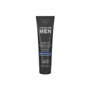 Ollin Premier For Men Shampoo Hair Body Refreshening - Шампунь для волос и тела освежающий, 1000 мл